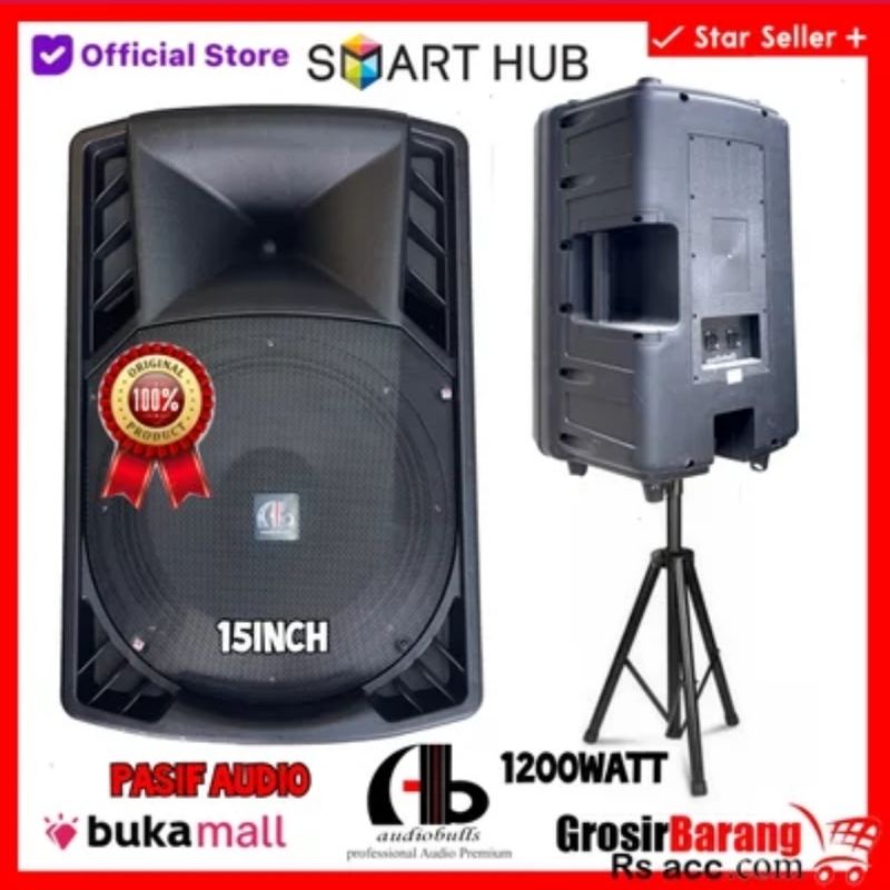Speaker pasif 15inch Ab Pro Model Rcf Original free stand original