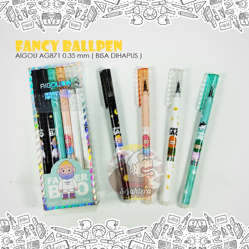 

[PCS] FANCY BALLPEN BISA DIHAPUS / ERASABLE BALLPOINT / PENA / PULPEN AG867 / AG 871 / AG852 / AG847 / AG860 /AG868 / GP34180 / GP34186 / GP34188