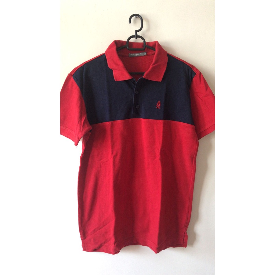 Kaos Berkerah Laki-laki - Polo Shirt Merk Hush Puppies ORIGINAL - Baju Atasan Pria Keren Nyaman Mura
