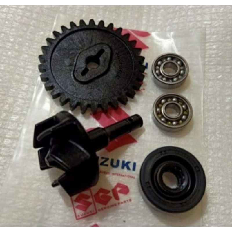 AS KIPAS RADIATOR SET SEAL BEARING LAHER GSX 150R SATRIA FU INJEKSI