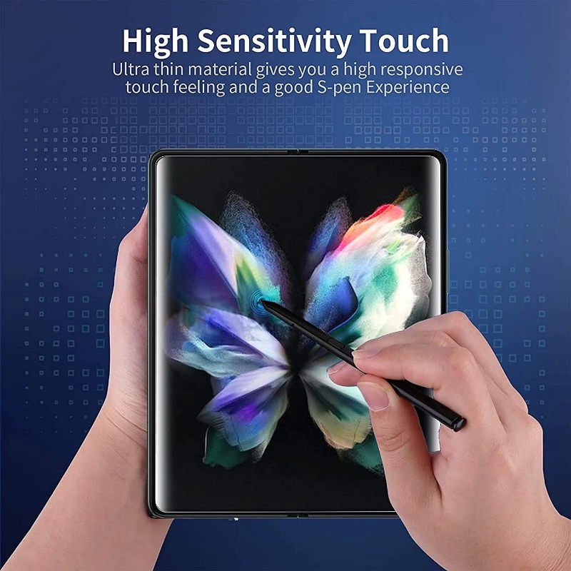 Film Hydrogel Pelindung Layar Depan Belakang 3 IN 1 Bebas Gelembung Untuk Samsung Galaxy Z Fold 4