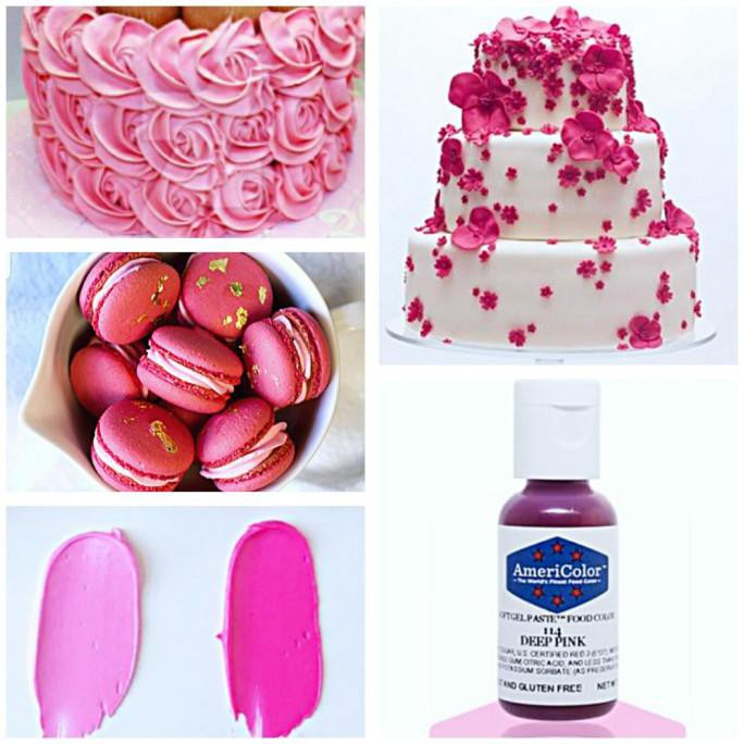 

PEWARNA MAKANAN AMERICOLOR WARNA DEEP PINK 21 G PEWARNA BUTTERCREAM