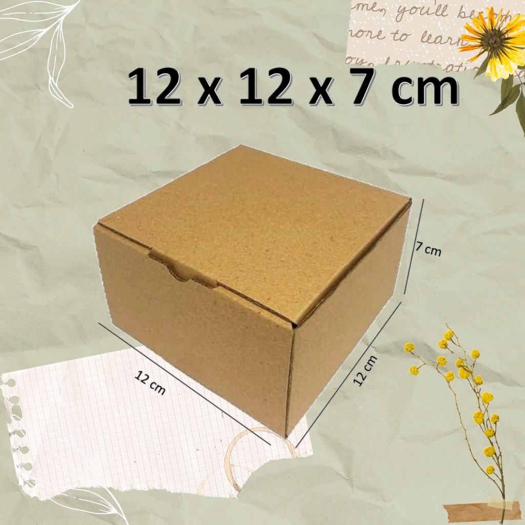 

BOX 12x12x7 kardus (MIN ORDER 3 PCS) SOUVENIR DAN KUE GROSIR box hampers toples nastar lebaran