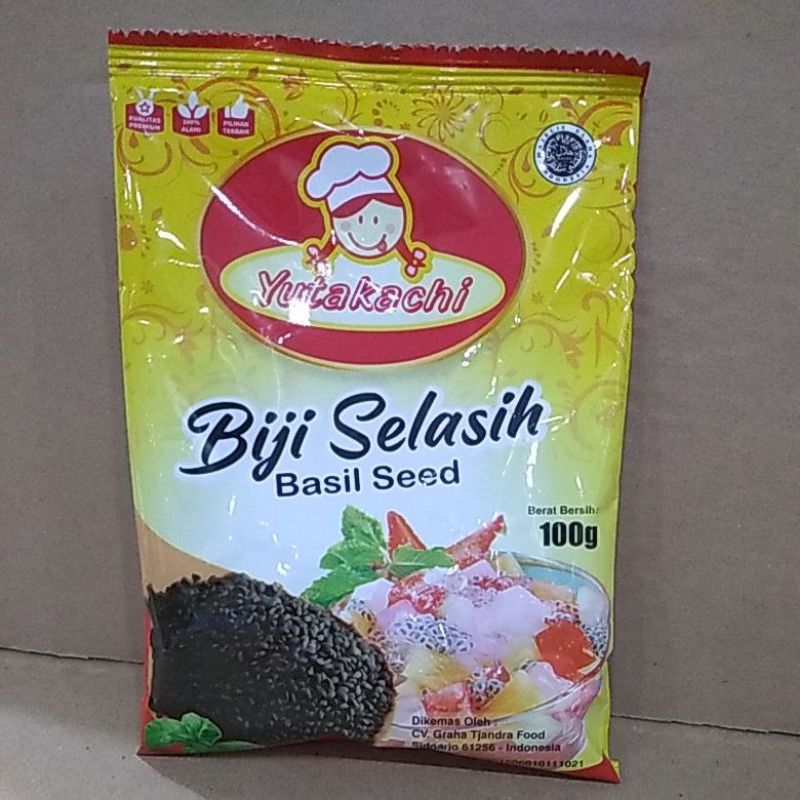 YUTAKACHI BIJI SELASIH BASIL SEED 100 GR