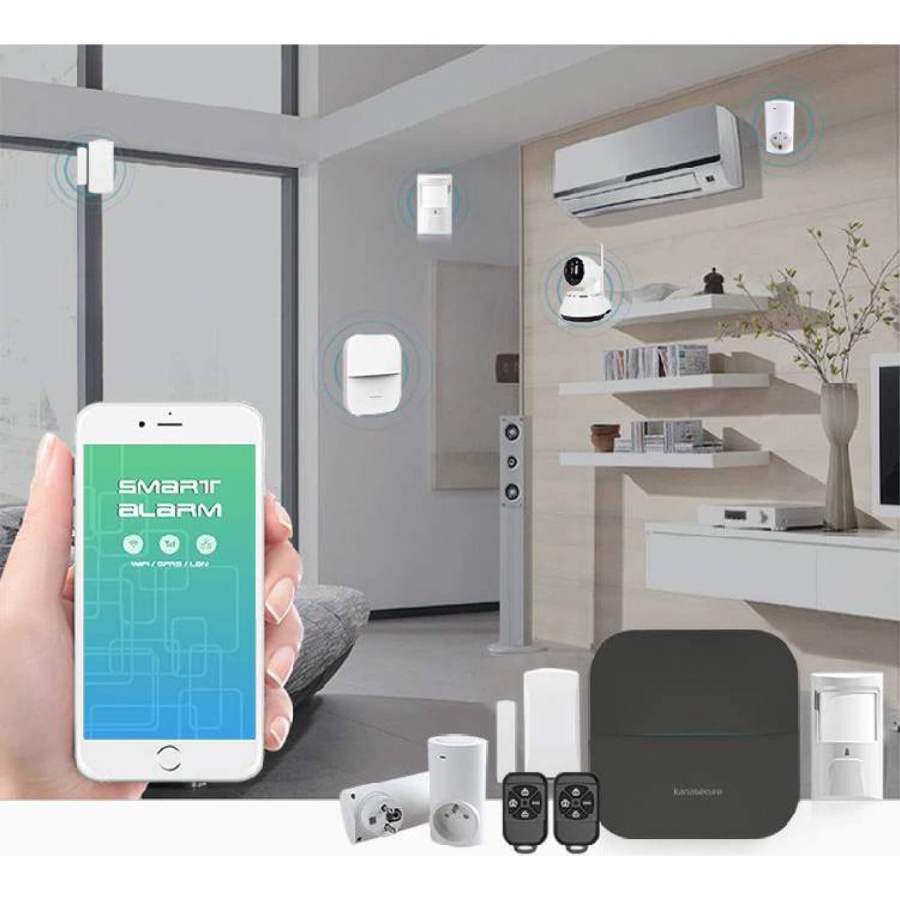 SMART ALARM RUMAH KANTOR TOKO KANASECURE W20