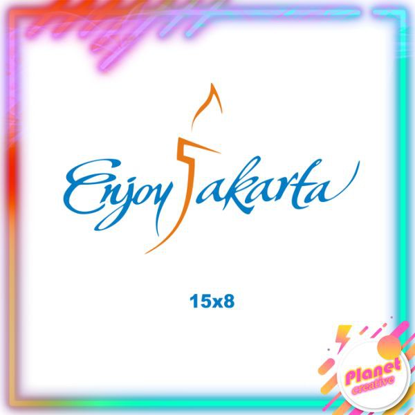 

Stiker Enjoy Jakarta (Cutting Sticker) Ukuran 15 x 8 cm (Bukan Vinyl)