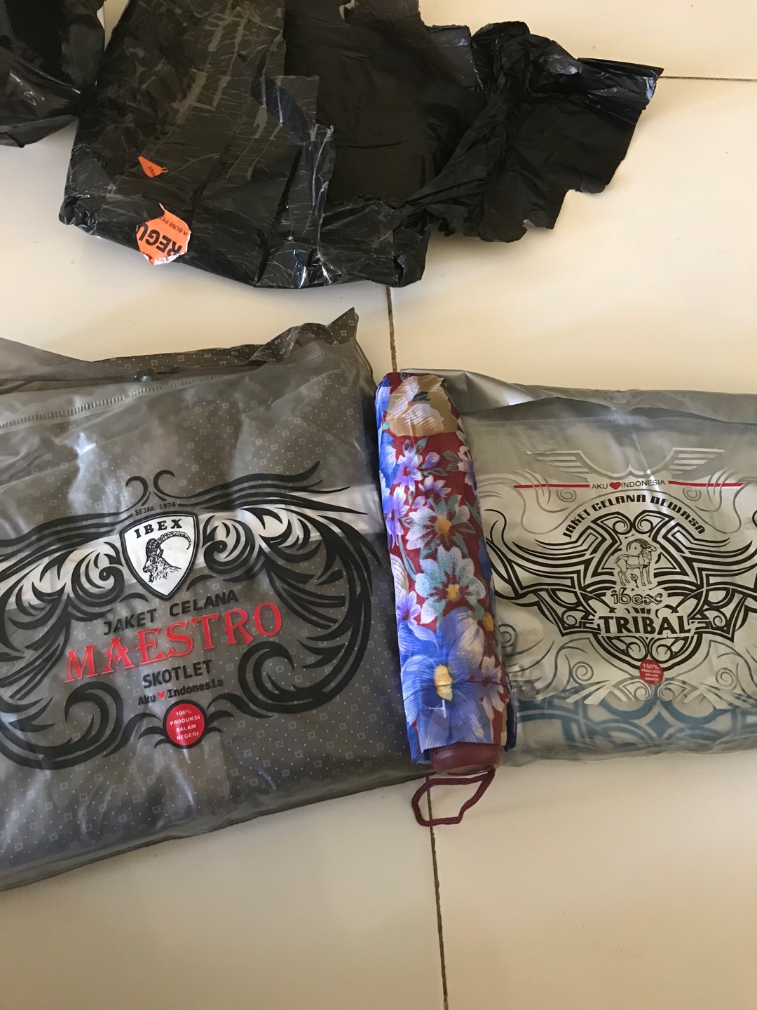 Payung Lipat 3 Nagoya Motif