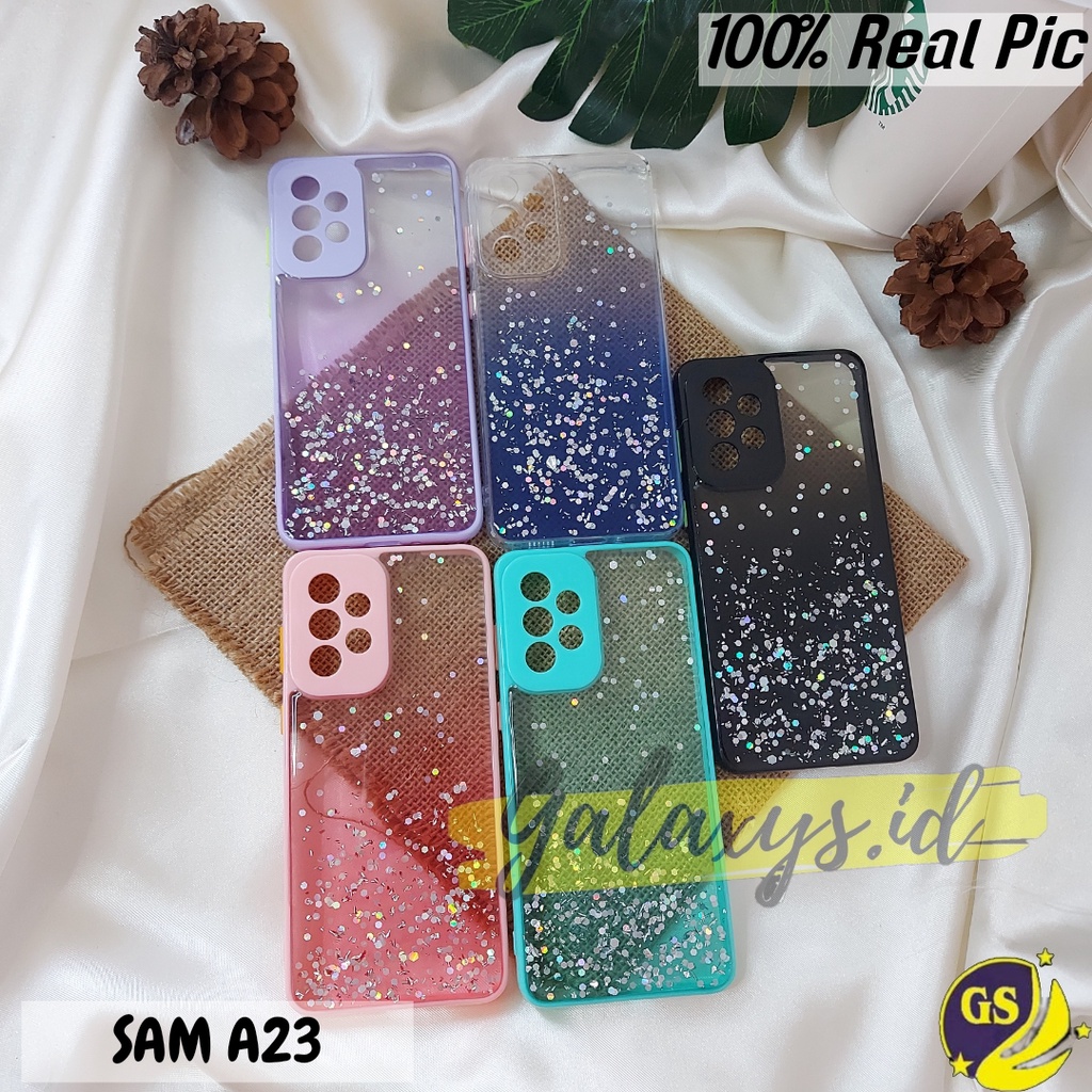 SAMSUNG A04S 2022 S21 FE 2022 A13 4G A23 4G A33 5G A53 5G A73 5G 2022 Case Dove Glitter Bling Star Light Candy  Camera Macaron Gliter Pelindung Kamera