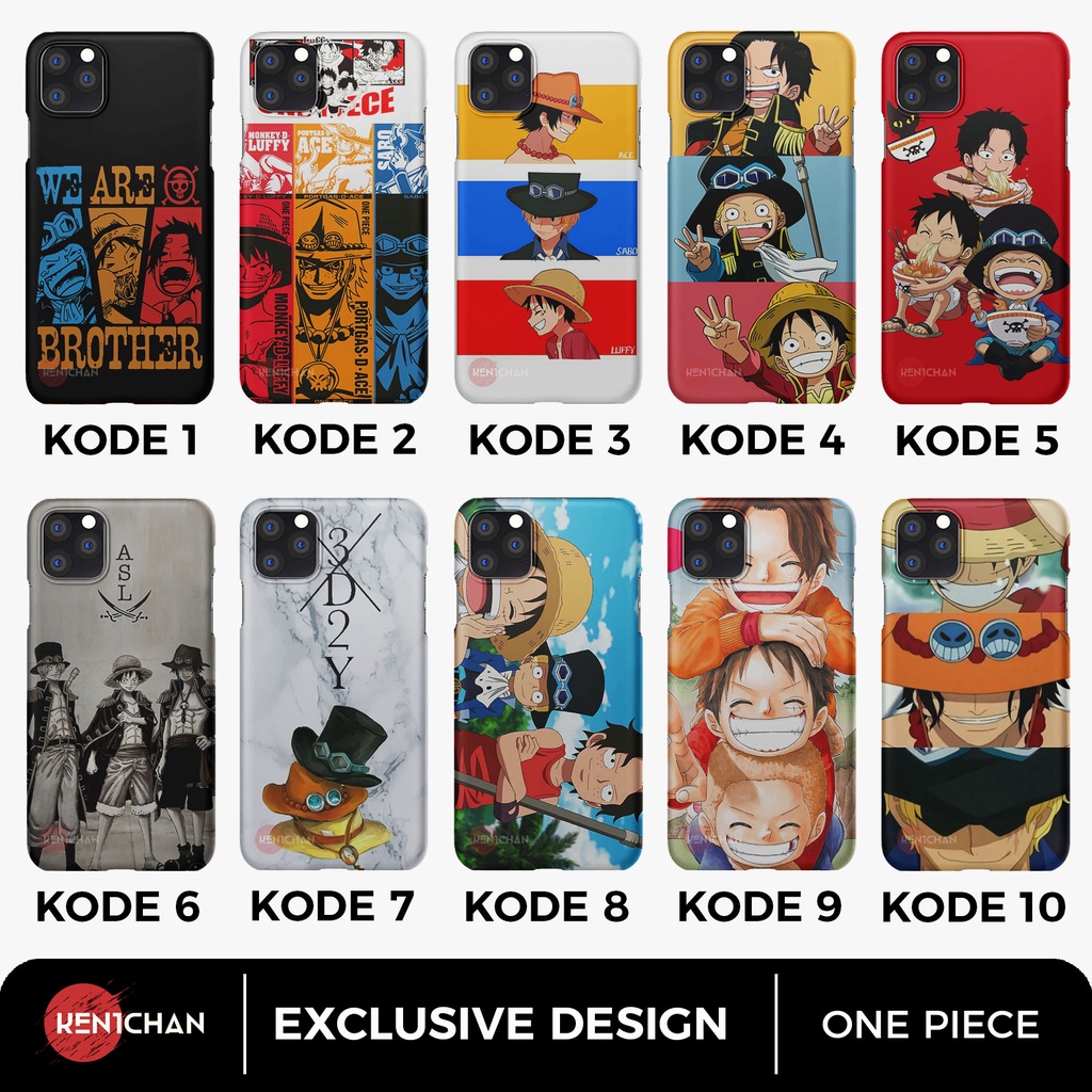 Case Custom ASL One Piece LUFFY ACE SABO 1 Anime