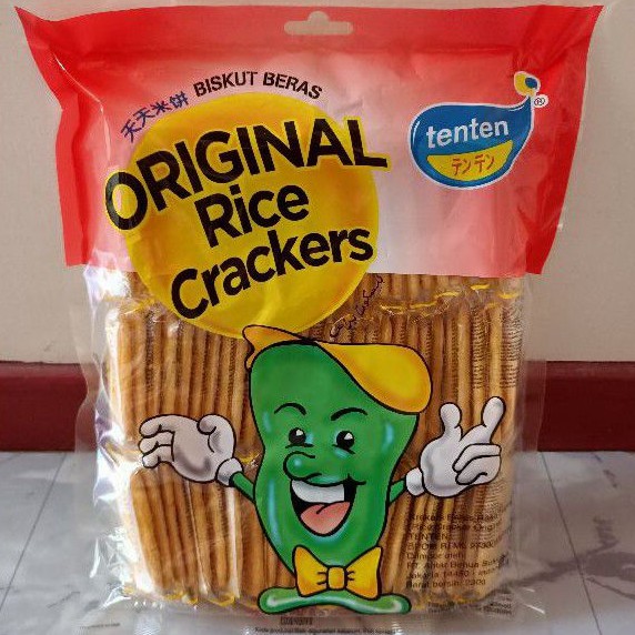 

Tenten Original Rice Crackers / Makanan Ringan Bebas Kolestrol / Biskuit Beras / Biskuit Malaysia / cemilan sehat