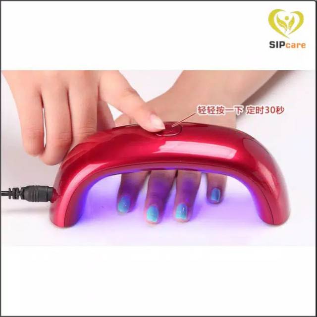 Alat Pengering Kutek Kuku Mini UV LED Nail Art Sticker Nail Lamp DAYFULI T5T08 Alat Manicure Kuku UV LED Nail Dryer 6W  J-03 Murah