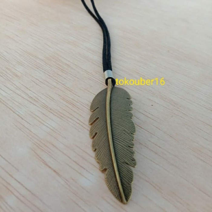 Pria-Kalung- Kalung Bandul Bulu / Kalung Daun / Kalung Tali / Kalung Tali / Kalung -Kalung-Pria.