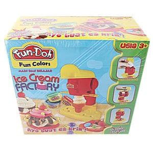 MAINAN EDUKASI ANAK PLAY DOH FUN FUN-DOH ICE CREAM ES KRIM FACTORY PABRIK 2 3 4 5 6 7 TAHUN TK SDmai