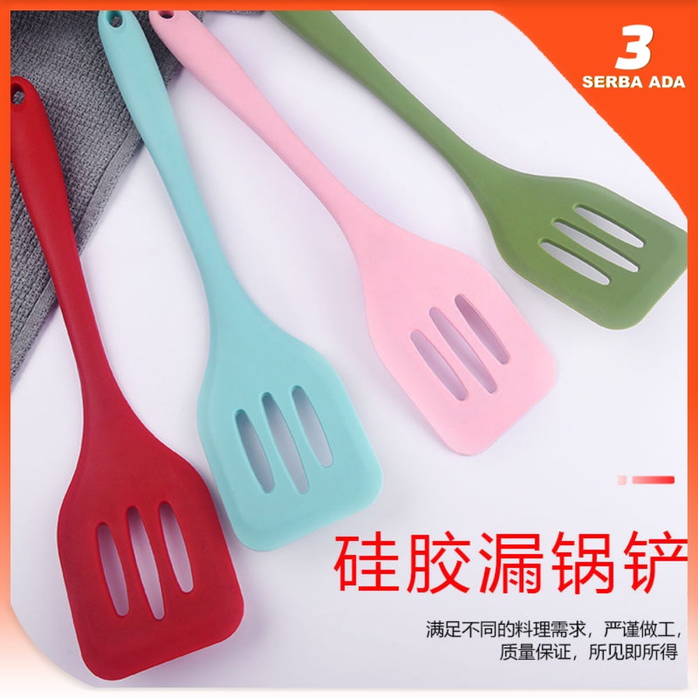 Spatula Silikon tahan panas / Sutil Silikon Anti Lengket / Spatula Penggorengan / Spatula Masak