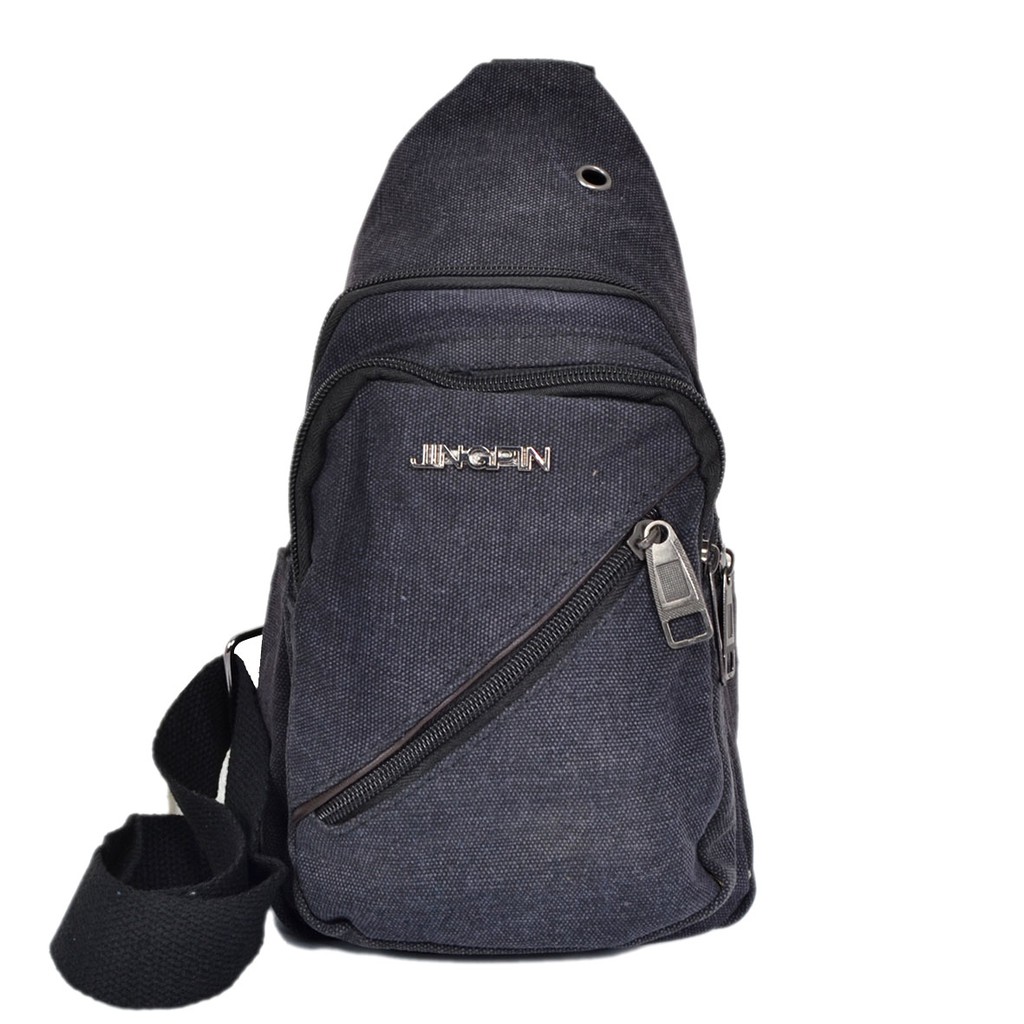 Tas Dada Pria - Tas Dada Kanvas Jingpin Pria Import 7041
