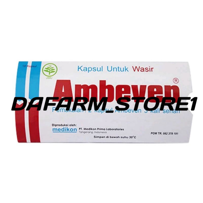 Ambeven 10 Kapsul / Obat Wasir / Original / Ambeyen