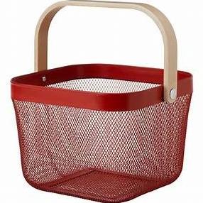 Keranjang Besi Anti Karat Ikea Keranjang Buah Ikea - RISATORP IKEA - Putih