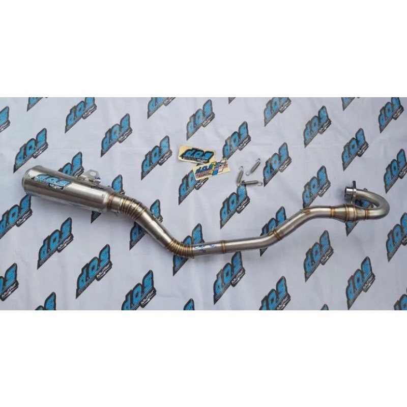 Knalpot D.O.S Muffler Dos Muffler Original Jogja CRF 150 KLX Dtraker Gp Kompetisi Stainless Original