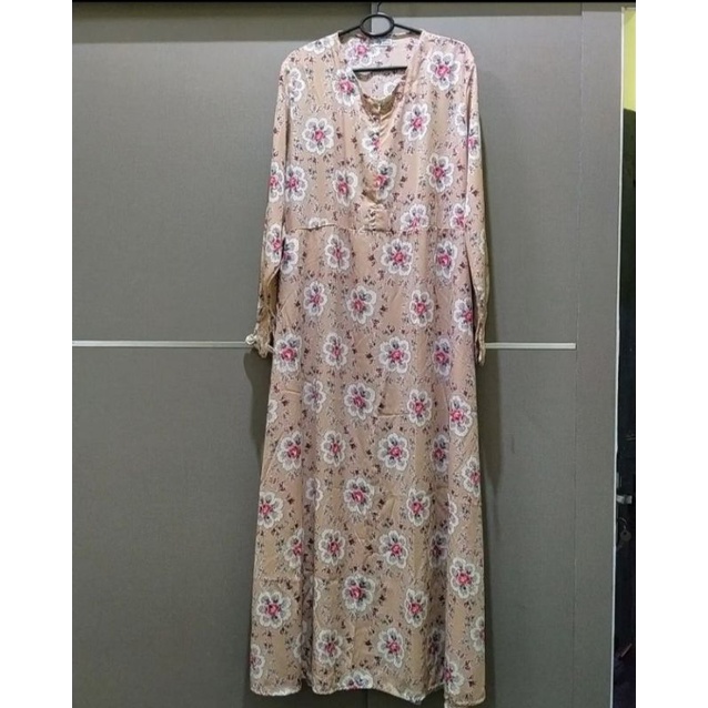 preloved gamis wolfis dress syar'i bukan ditsy second