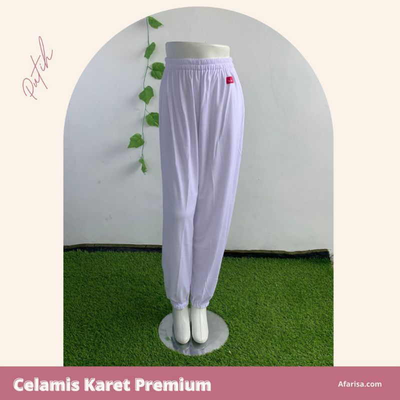 Inner Pants Khayr Moswear Warna Putih Untuk Umroh Dan Haji Atau Pengajian