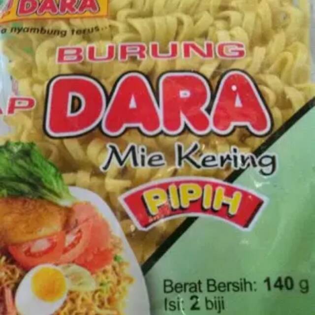 Mie Burung Dara 140 Gram Khusus Instant Shopee Indonesia