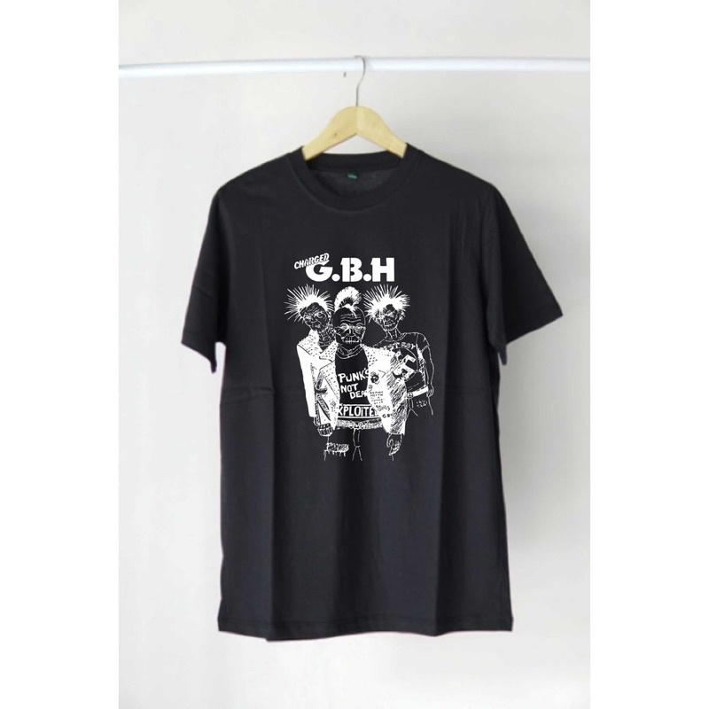 Kaos Band Gbh G.B.H Baju Musik keren Tshirt Distro Metal Pria Wanita