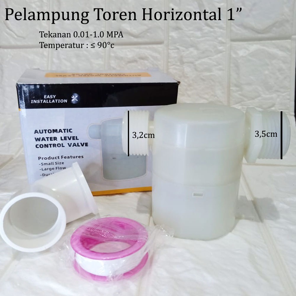 Pelampung Toren Kran Air Otomatis Kran Pelampung air Otomatis Vertikal (atas) &amp; Horizontal (samping)