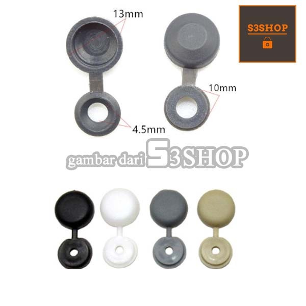 Cover Tutup Baut Variasi Interior Mobil Audio Plastik 13mm