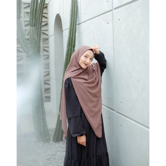 G.N.A.ID HIJAB  - Jennaira Khimar Zipper Syar'i Versi 2 (150 CM*150CM)