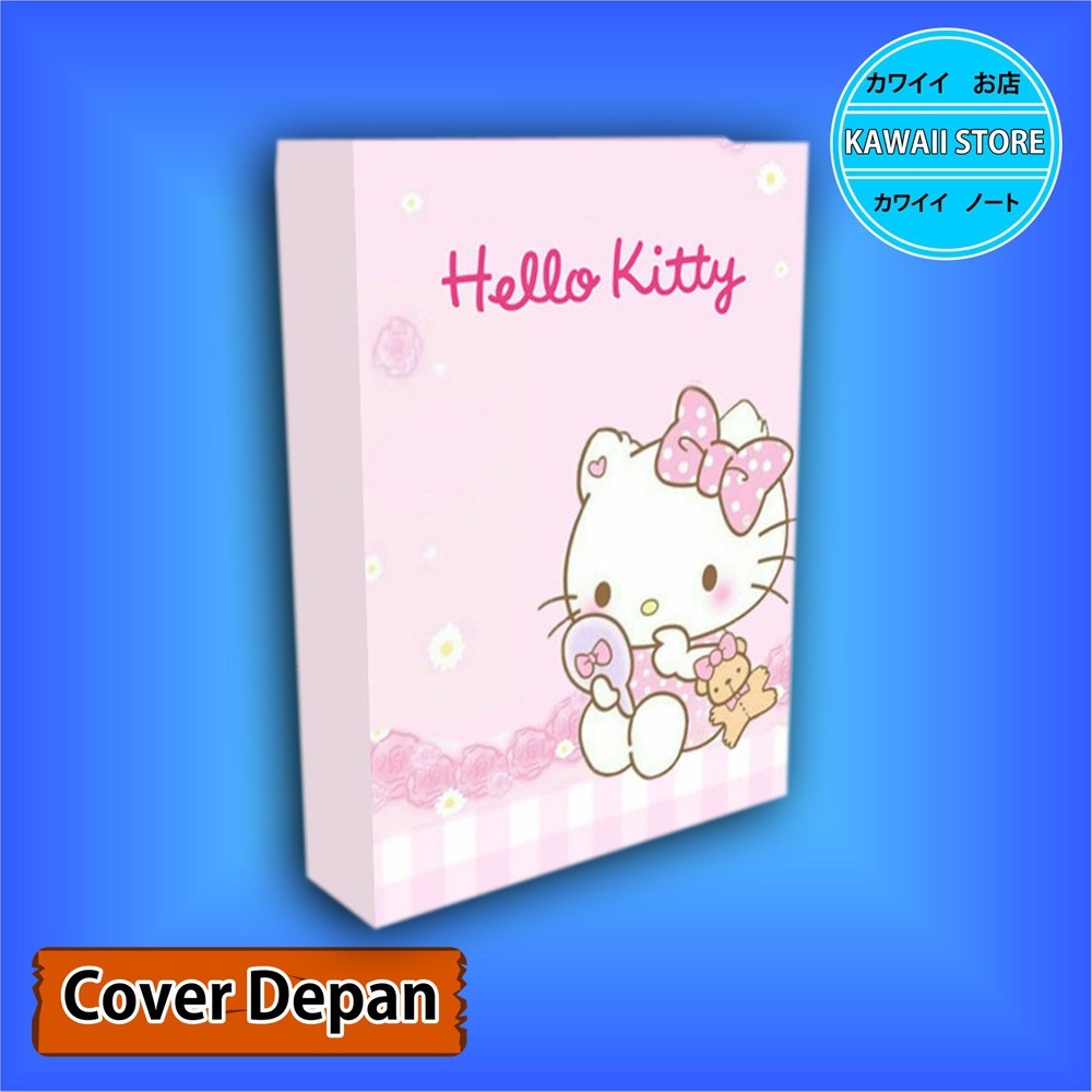 

Notebook / Pocket book Hard Cover HELLO KITTY SOFT PINK uk A5 & A6 / Notes Book