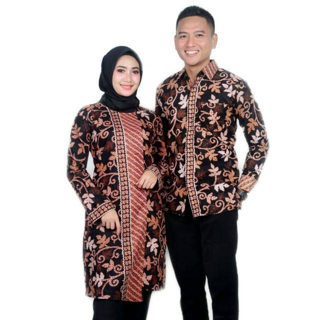 Batik Tunik Dress Batik Couple Monica Genes Tarantula Kebaya Putri Solo