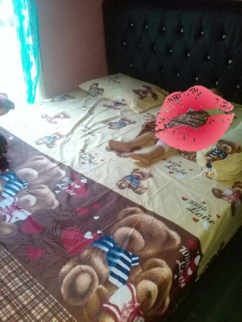 Grosir Seprei Homemade Motif Rose Teddy Murah Berkualitas