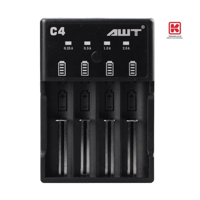 AWT C4 2A USB Battery Charger [Authentic] KiswaraBandung