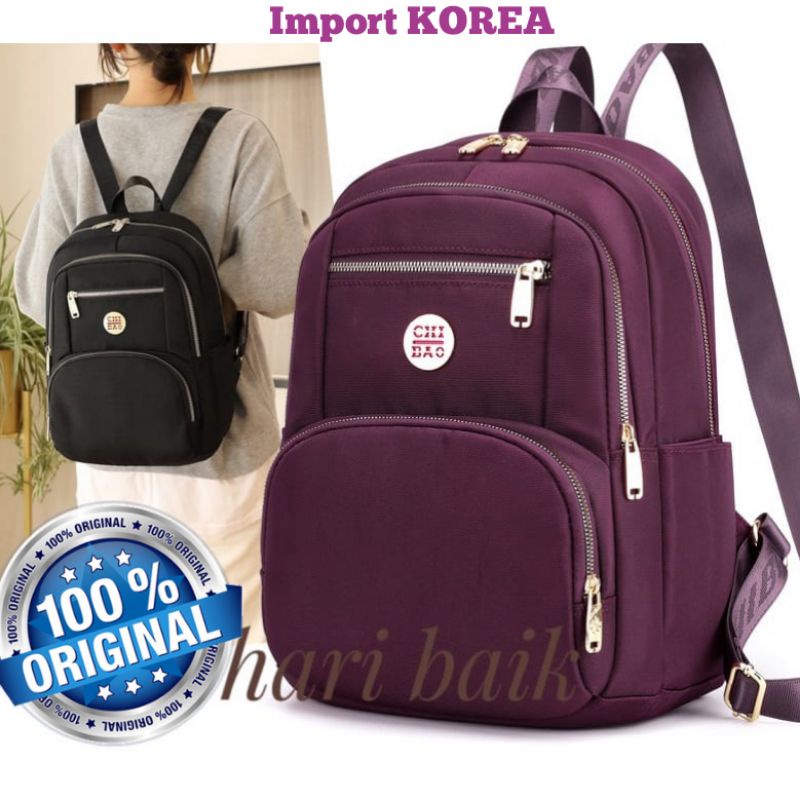 ORIGINAL Tas Ransel Chibao Import KOREA Elegan Design Trendy Best Seller