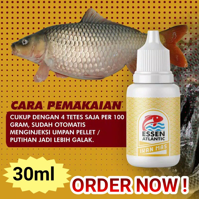 UMPAN IKAN MAS ESEN OPLOSAN / ESSEN GALATAMA BABON / TOTAL ATLANTIC 30 ML