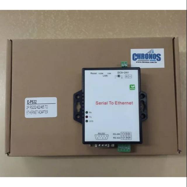 Chronos Converter RS232 to Ethernet For Industrial