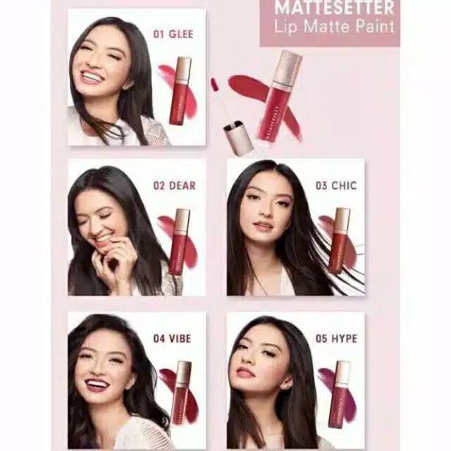 ❣️Rakkistore99❣️Wardah Instaperfect Mattesetter Lip Matte Paint 5.5g (100% Original)