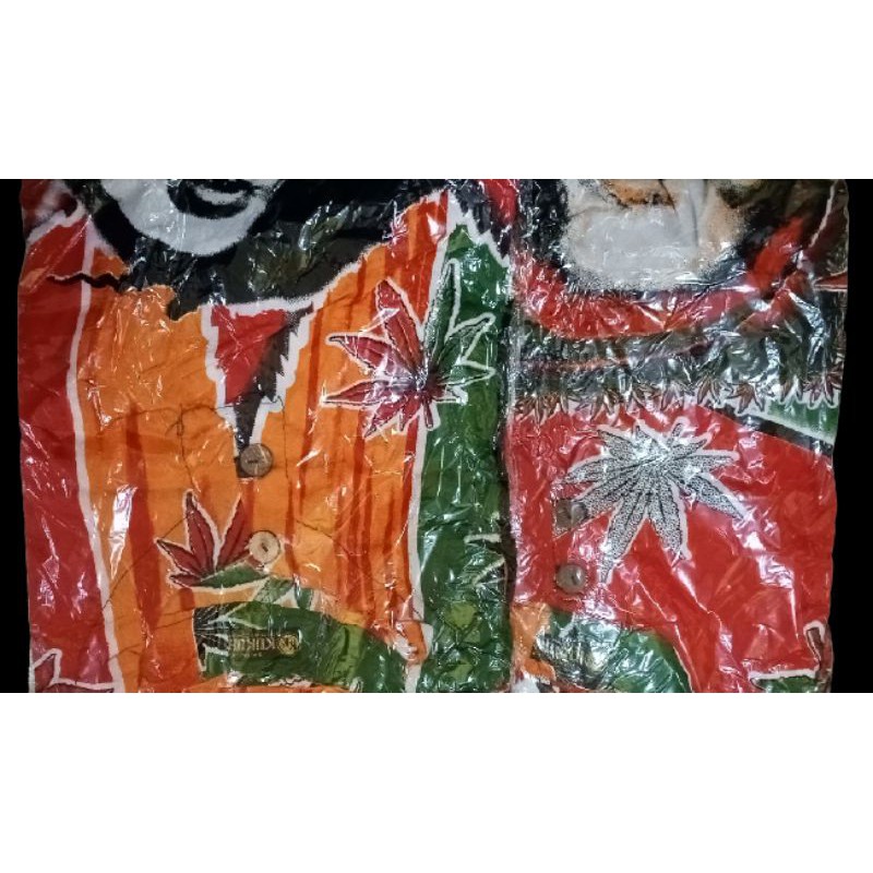 NEW UPDATE Baju Bali Bob Marley Corak Warna Random