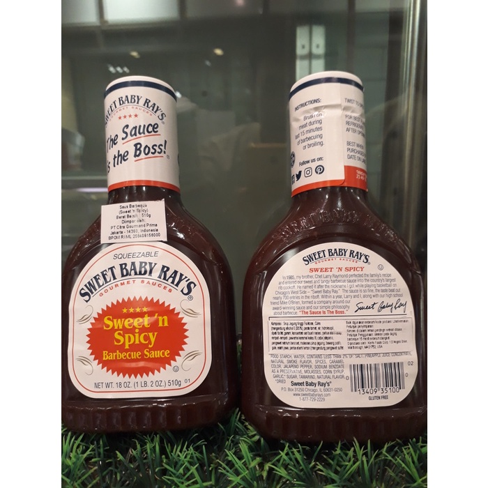 

SWEET BABY RAY'S SWEET'N SPICY 510 GR