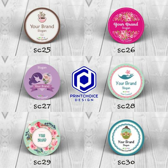 STIKER LABEL FREE DESAIN SKINCARE