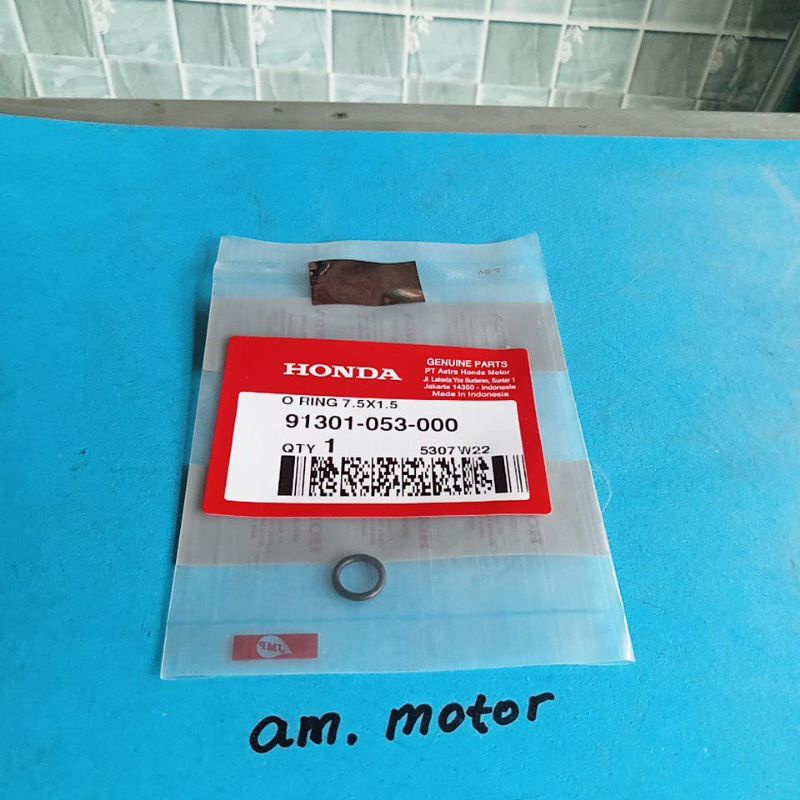 seal. oring 7.5x1.5  as pully ujung  beat, vario, beat fi,  kzl,  Scoopy, honda ori