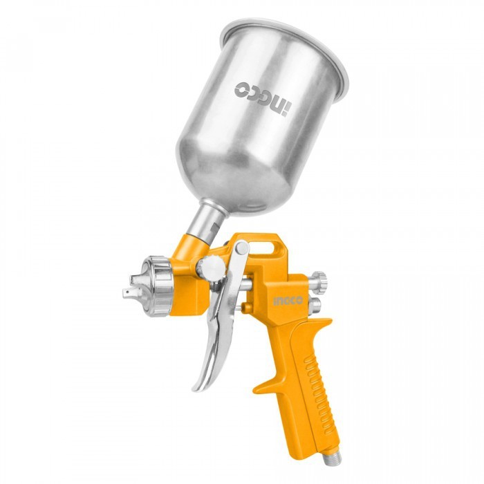 INGCO Air Spray Gun Brush Semprotan Cat Angin Tabung Atas Isi 600mL