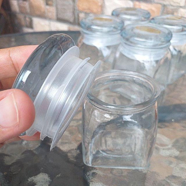 Keke Jar Kaca Mini 150 Ml / Toples Beling Mini Kedap Udara 150 Ml