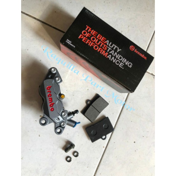 Kaliper Brembo axial 4p grey kaliper depan Brembo 4p axial import