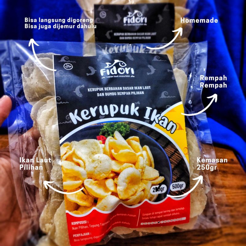 

[FIDORI] Kerupuk Ikan 250gr