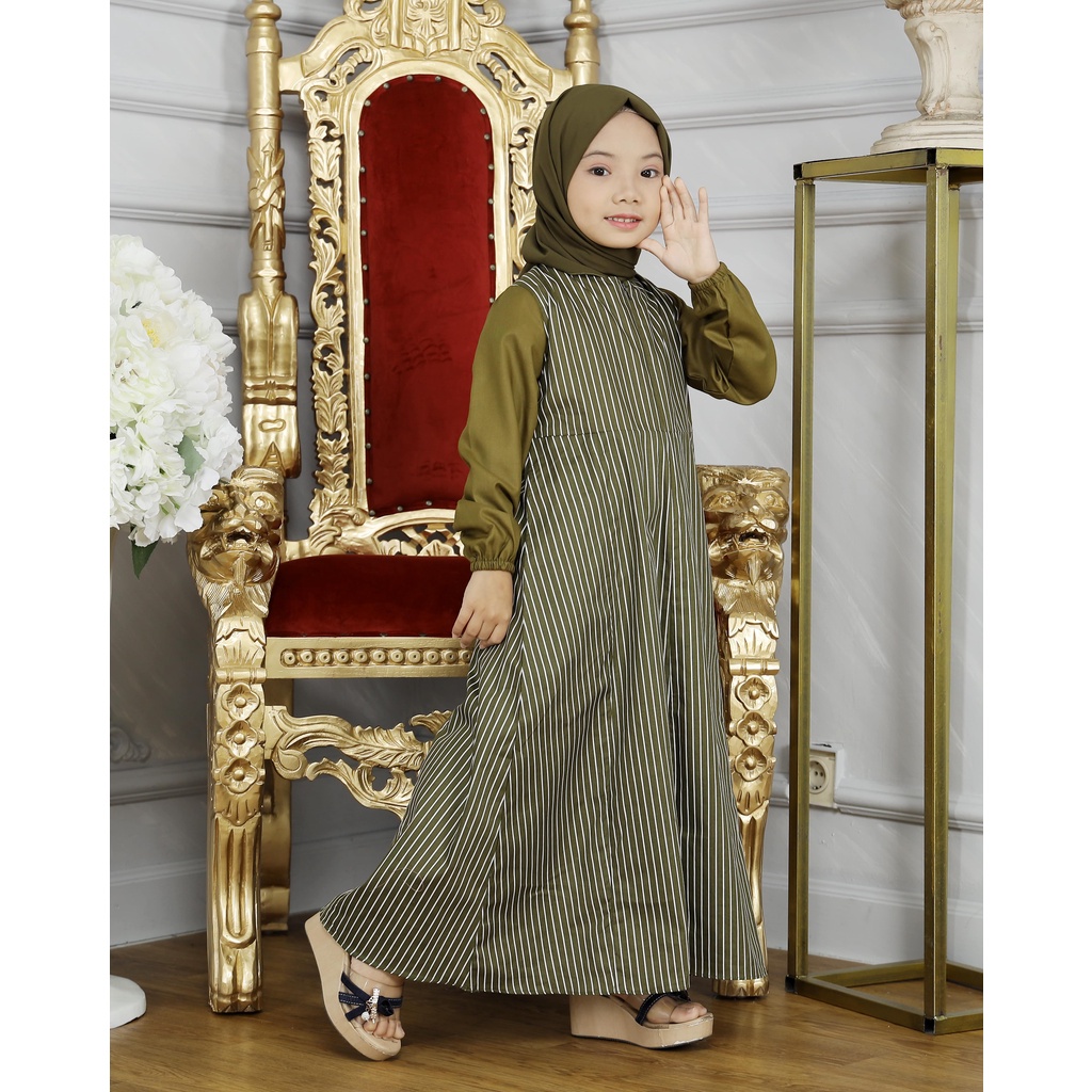 KUPNAD Baju Gamis Anak Katun Toyobo dan Katun Jepang - Karina Kid by KUPNAD pakaian muslim anak