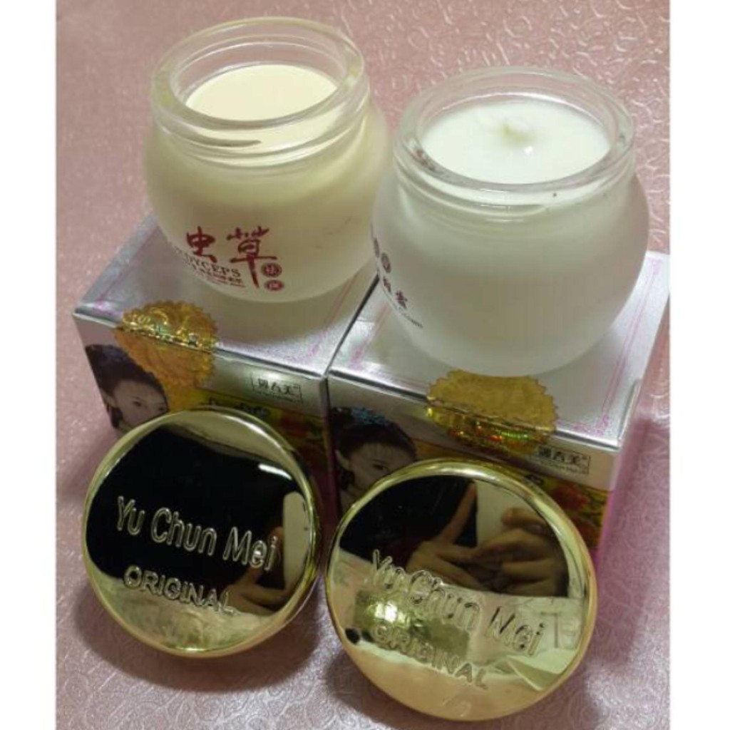 YuChunMei Cordyceps Paket Day and Night Cream / Krim Siang Malam Cordy Original Taiwan