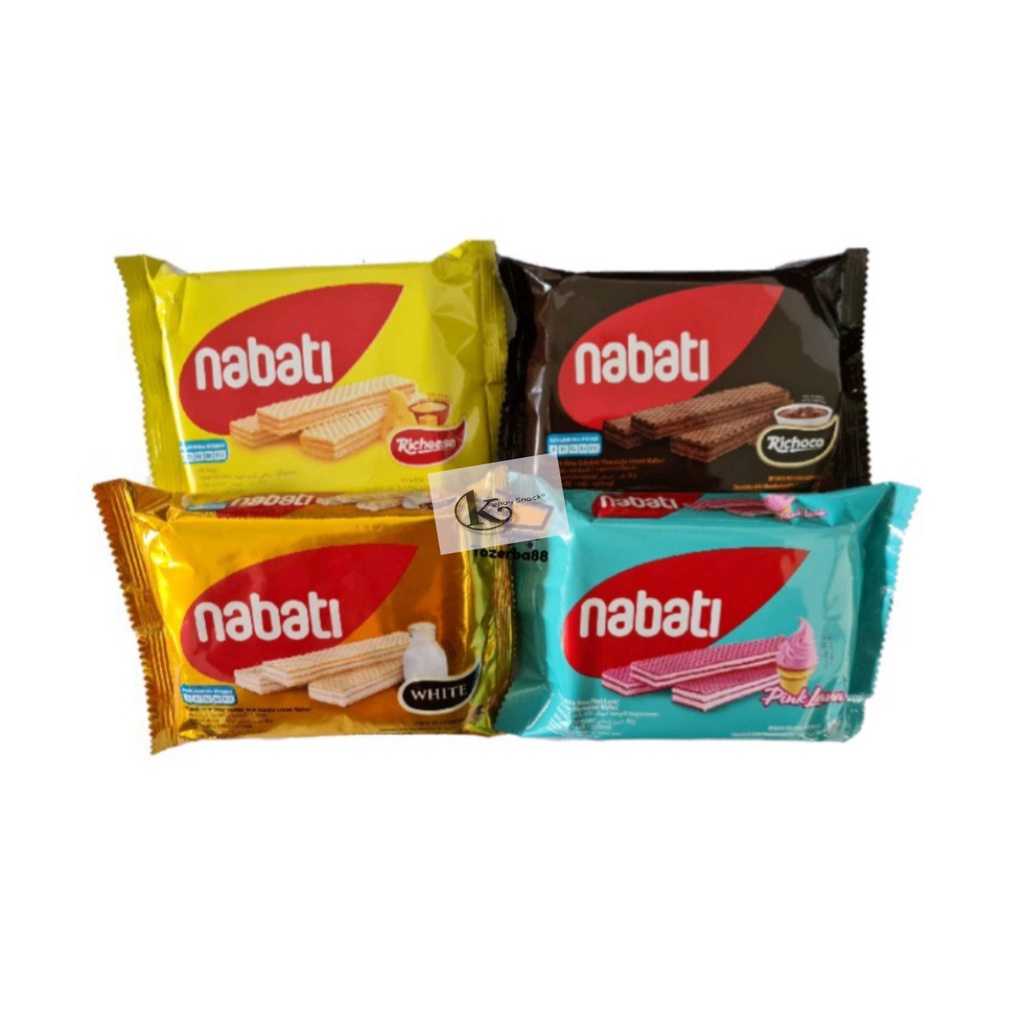 

Nabati Wafer 20gr - Wafer krim keju / krim coklat nikmat enak dan murah