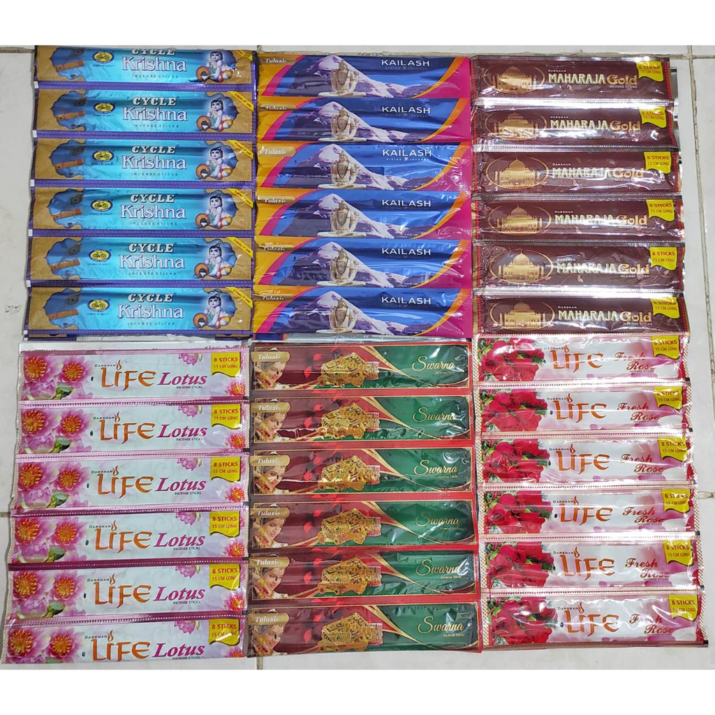 Hio Harum Dupa Wangi Aromaterapi  Life Darshan India Incense Sticks Aromateraphy Mini