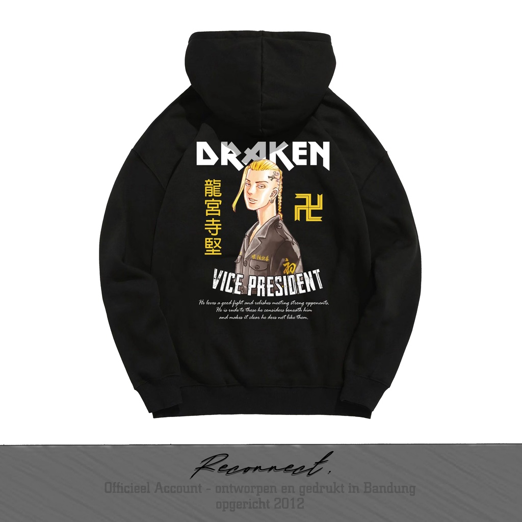 Reconnect Sweater Pullover Hoodie Anime Draken